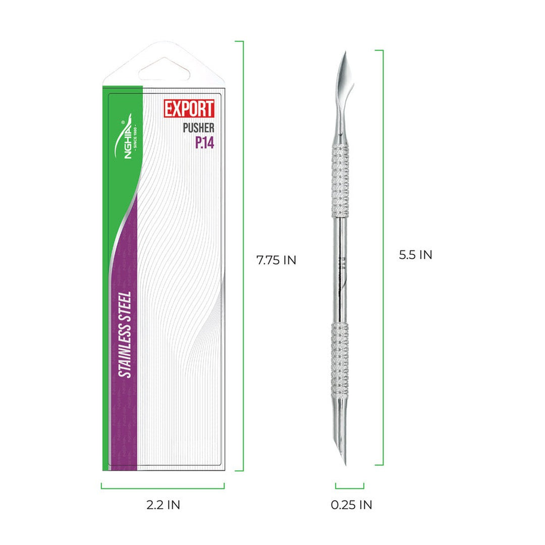NGHIA P-14 cuticle pusher dimensions
