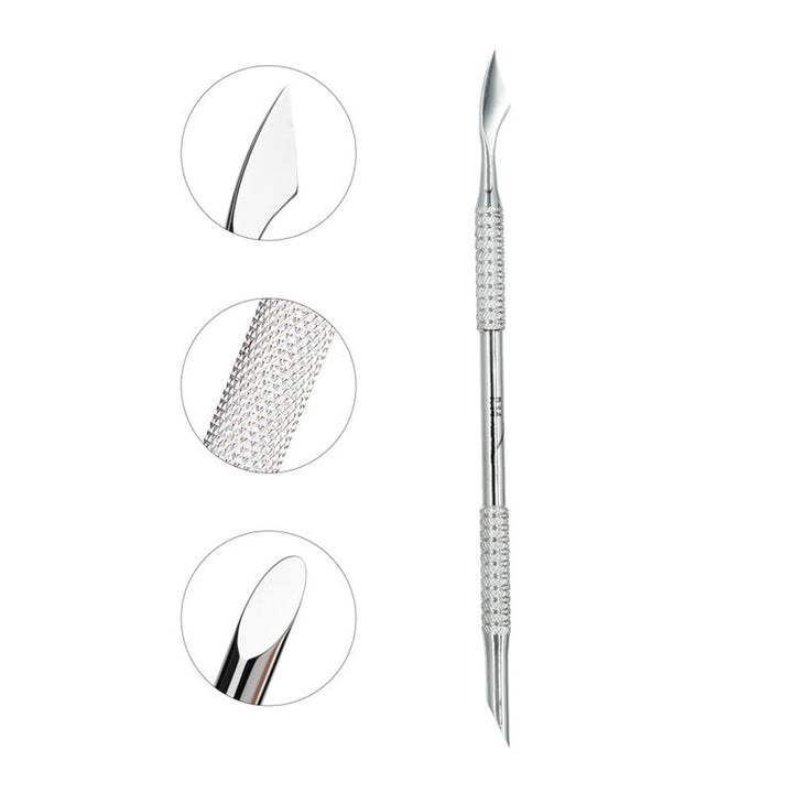 NGHIA P-14 cuticle pusher close-up details
