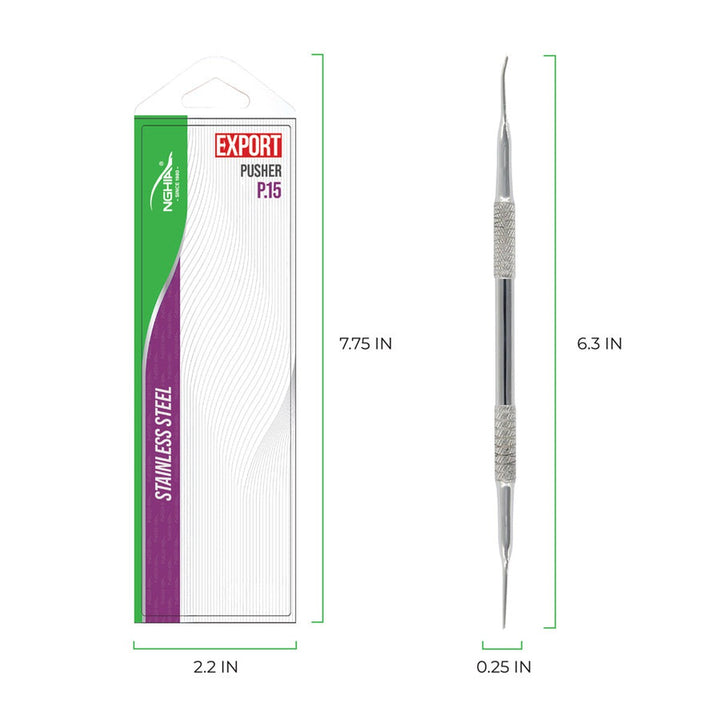 NGHIA P-15 cuticle pusher dimensions