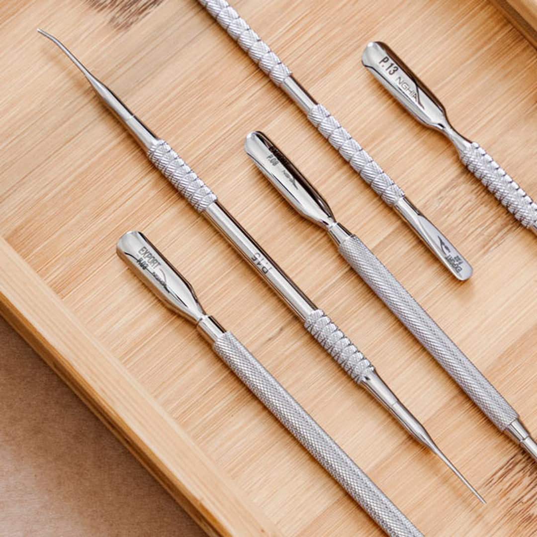 NGHIA P-15 cuticle pusher in use