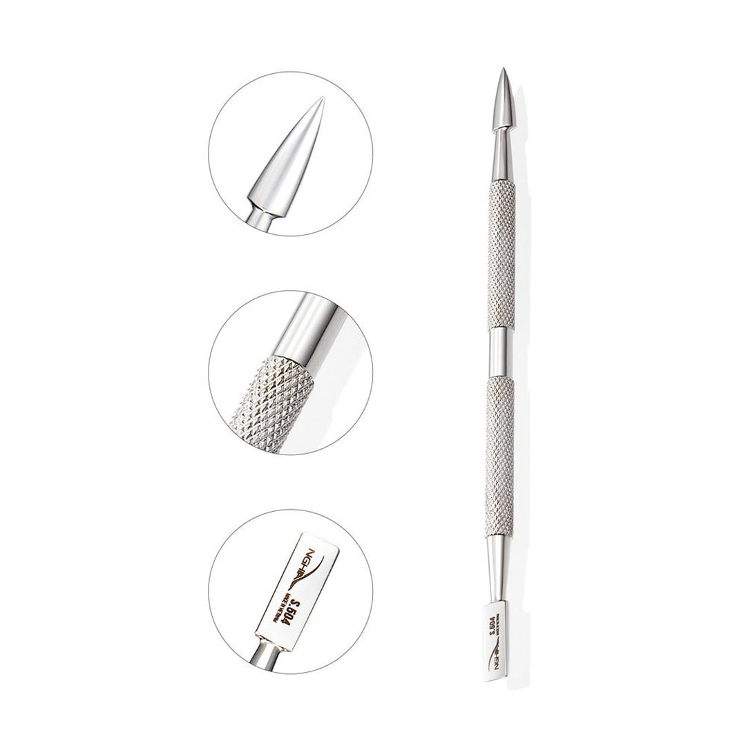 NGHIA S-504 cuticle pusher close-up details