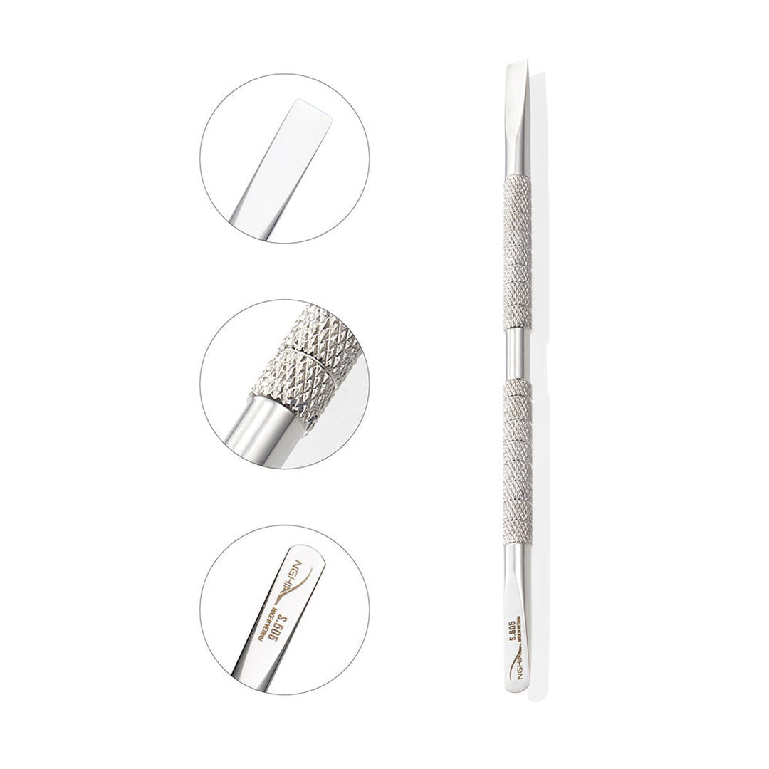 NGHIA S-505 cuticle pusher close-up details