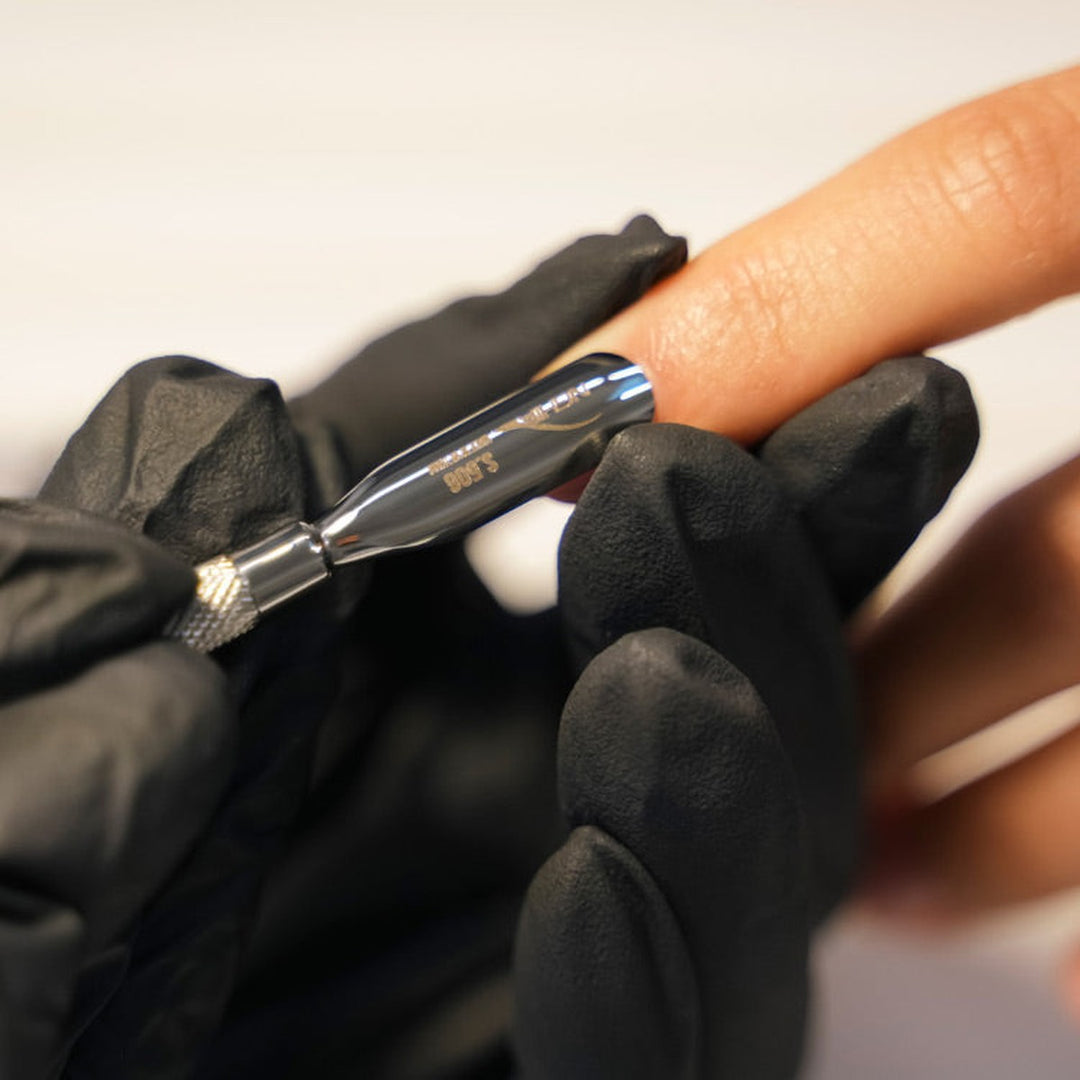 NGHIA S-506 cuticle pusher in use