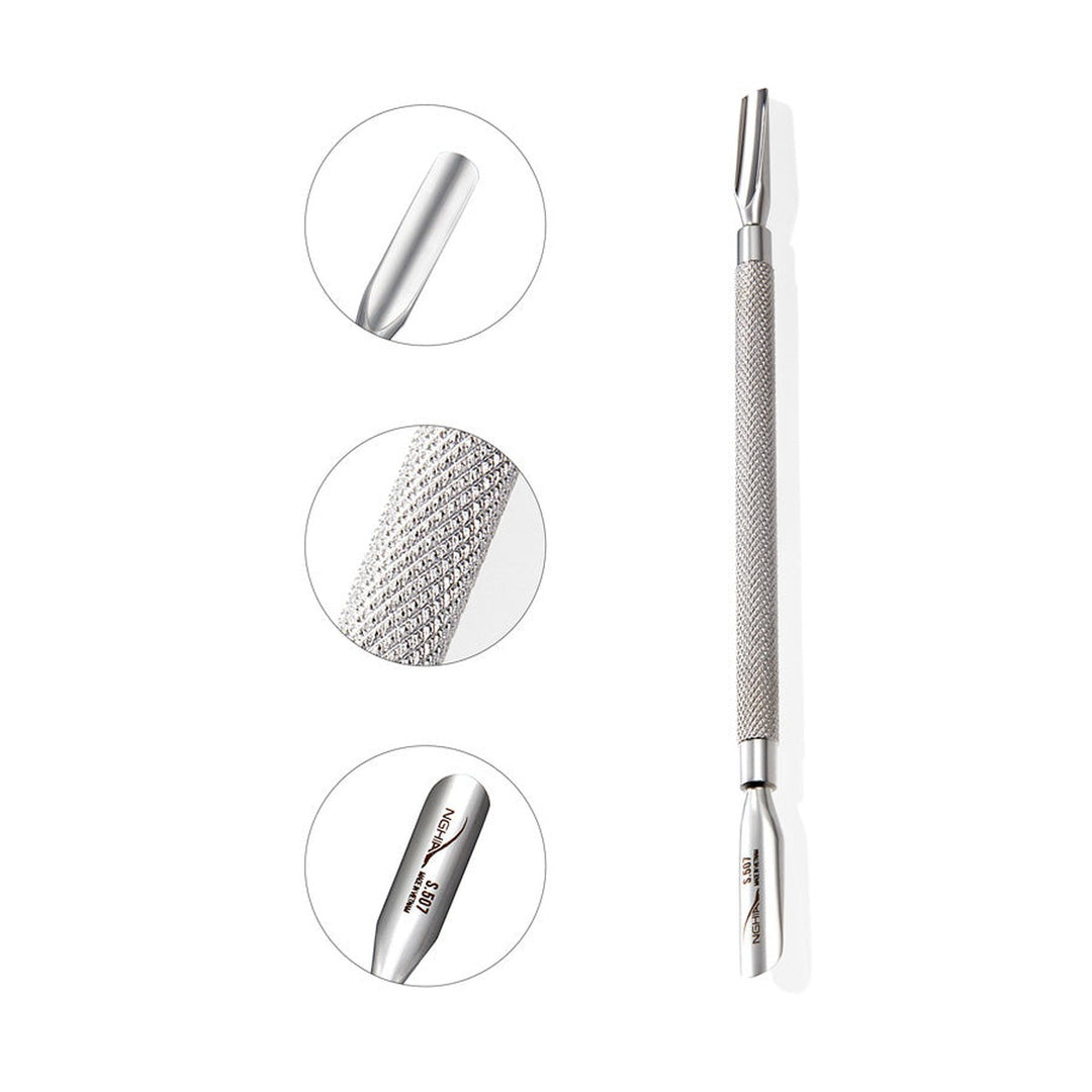 NGHIA S-507 cuticle pusher close-up details