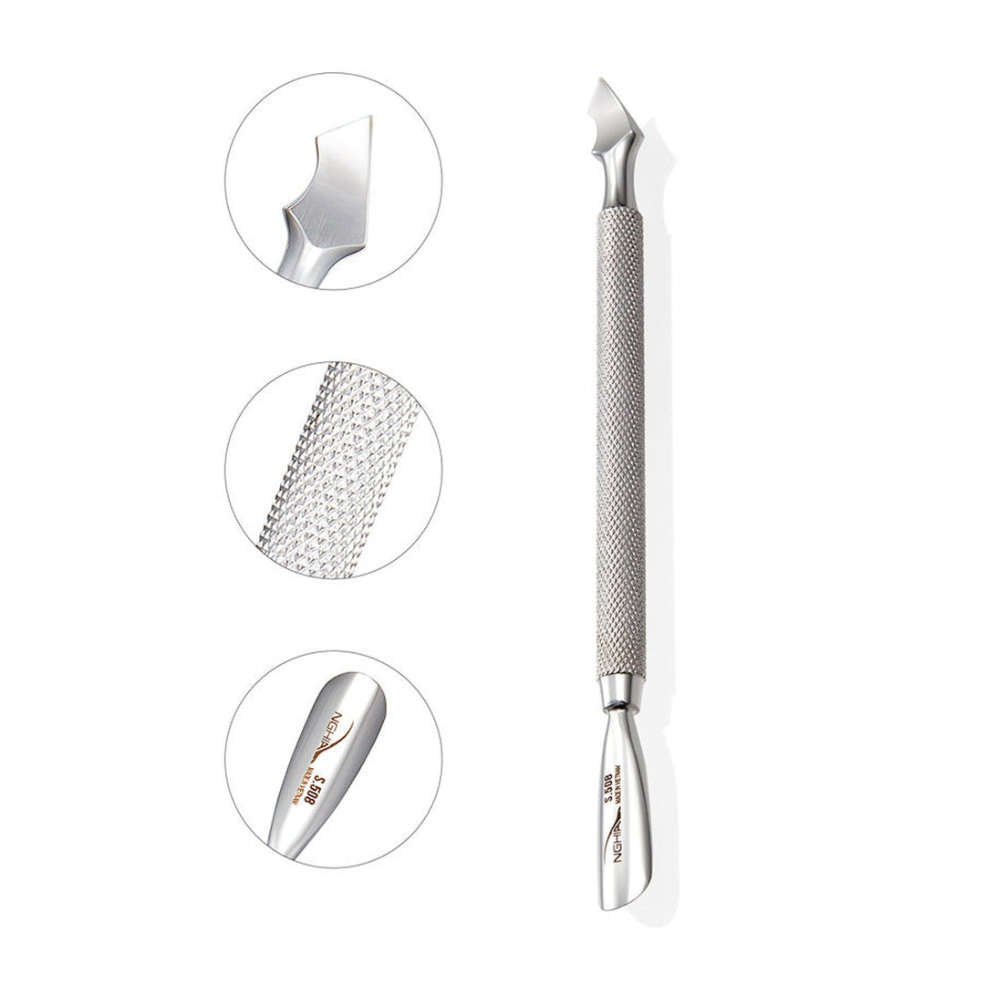 NGHIA S-508 cuticle pusher close-up details