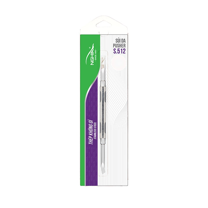 NGHIA S-512 cuticle pusher with packaging