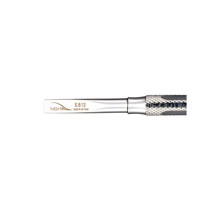 NGHIA S-512 cuticle pusher close-up details