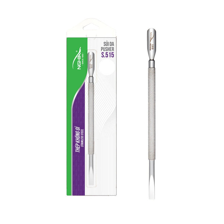 NGHIA S-515 cuticle pusher with packaging