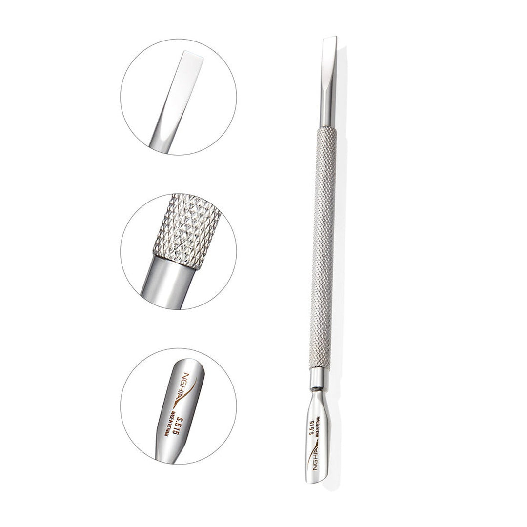 NGHIA S-515 cuticle pusher close-up details