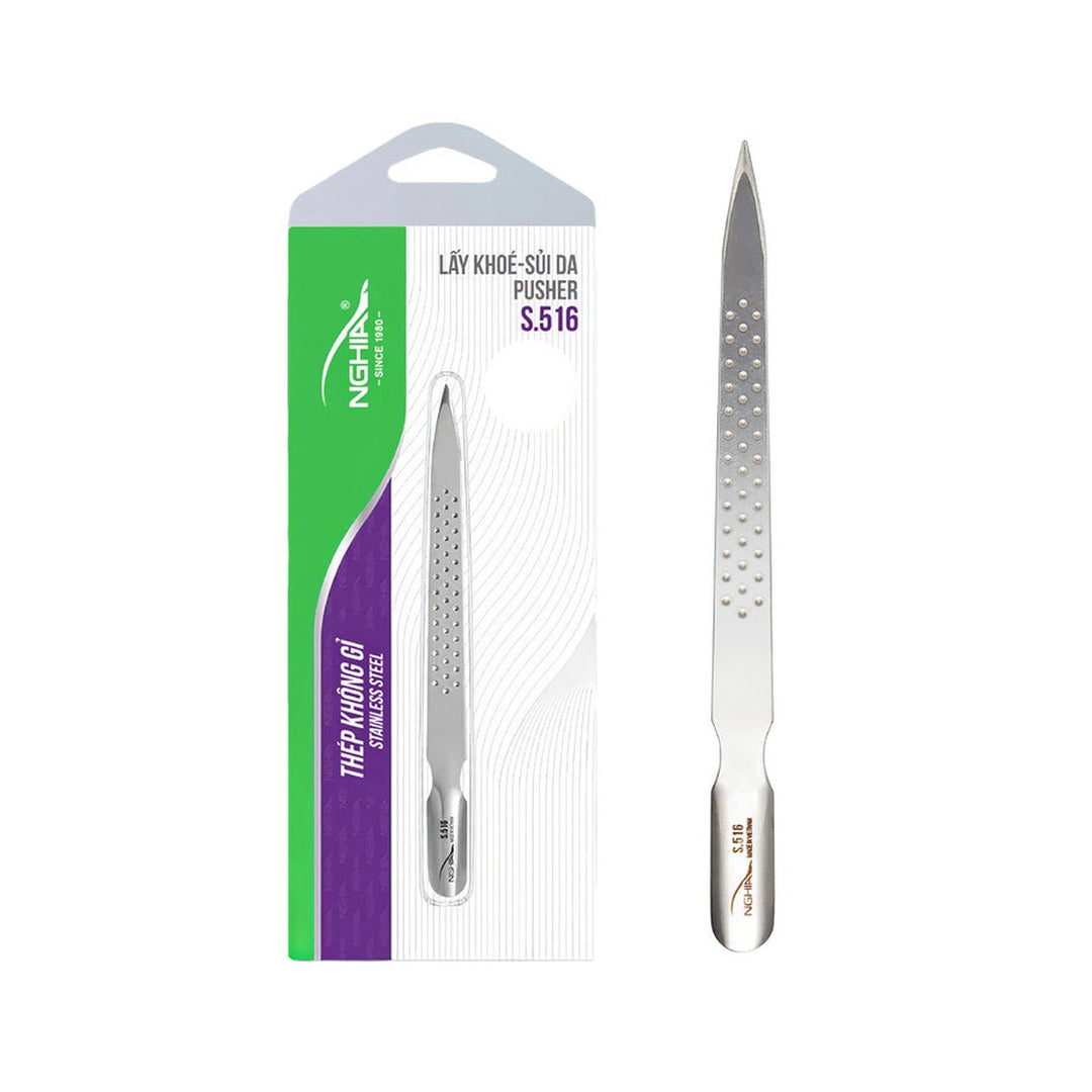 NGHIA S-516 cuticle pusher with packaging