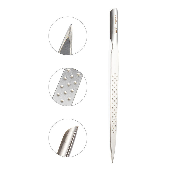 NGHIA S-516 cuticle pusher close-up details