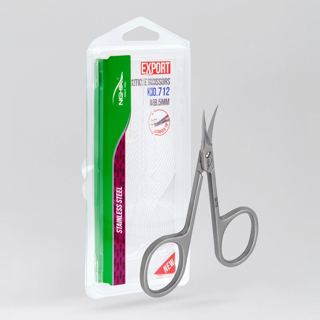 NGHIA KD-712 cuticle scissors with packaging