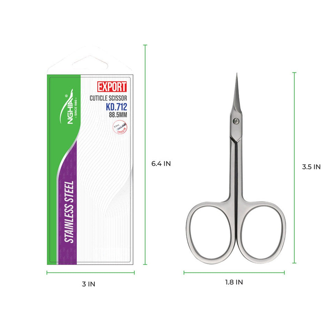 NGHIA KD-712 cuticle scissors dimensions