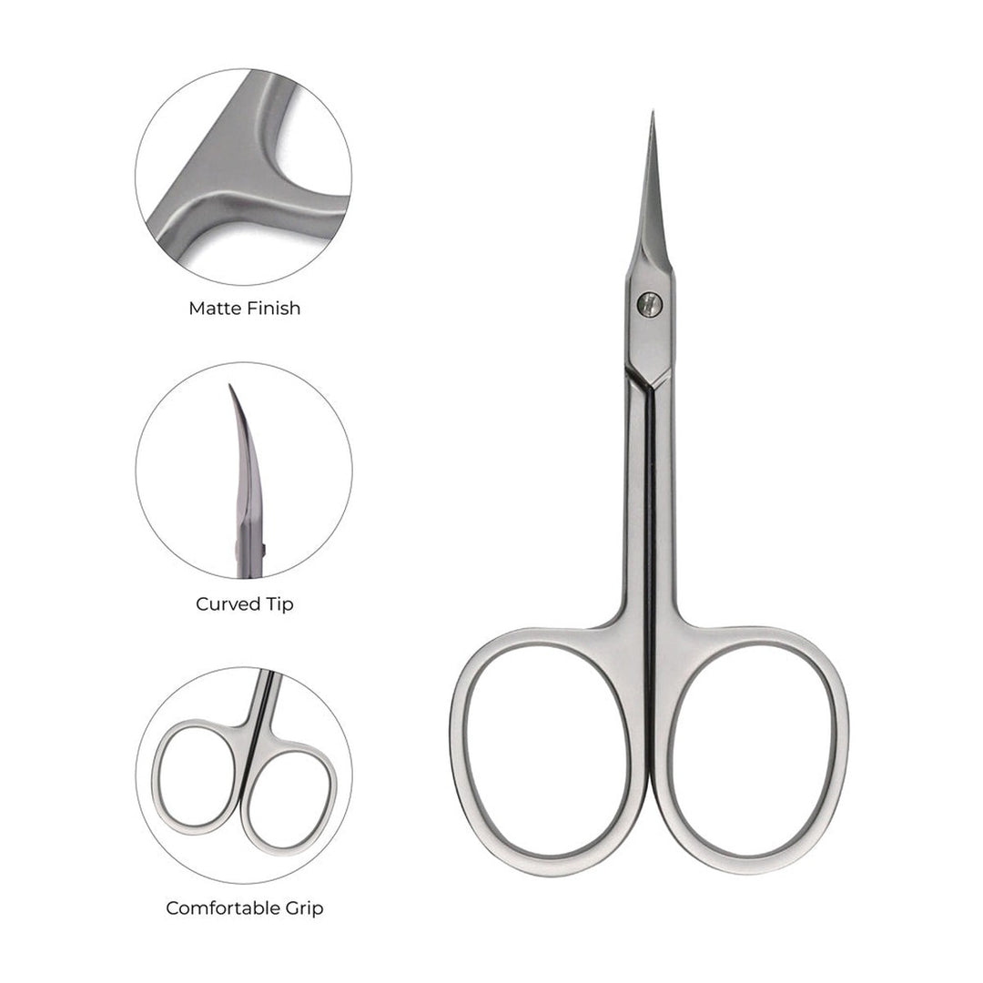 NGHIA KD-712 cuticle scissors close-up details
