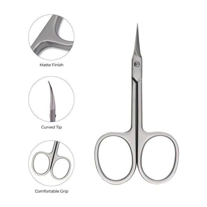 NGHIA KD-712 cuticle scissors close-up details