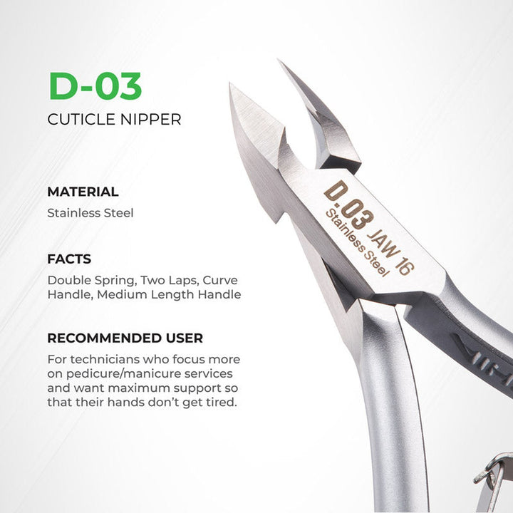 NGHIA D-03 cuticle nipper features and specifications