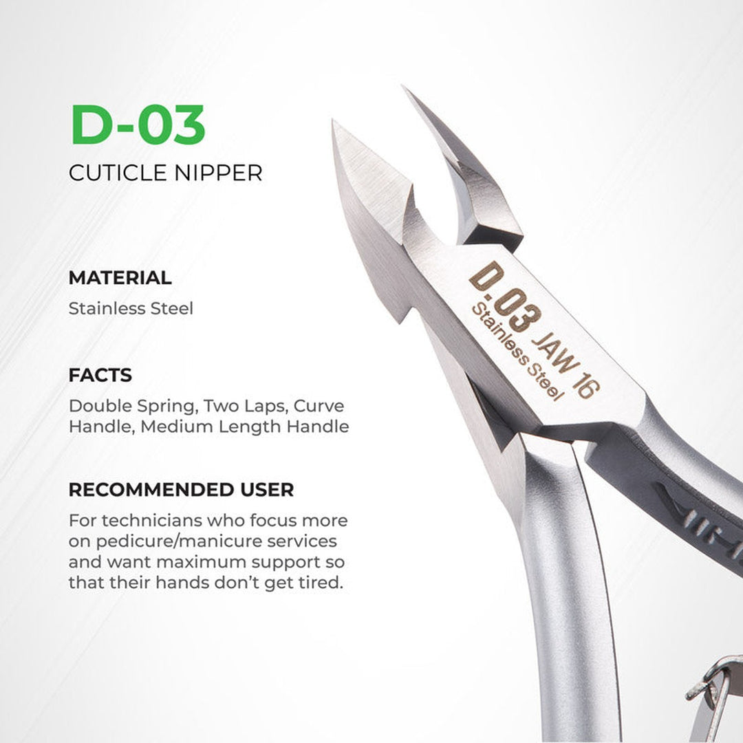 NGHIA D-03 cuticle nipper features and specifications