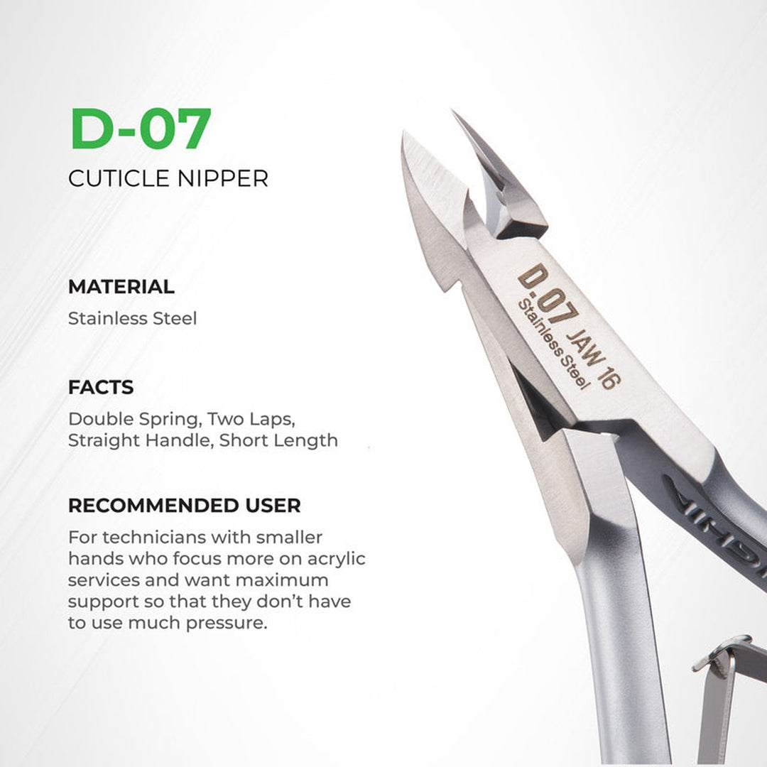 NGHIA D-07 cuticle nipper features and specifications