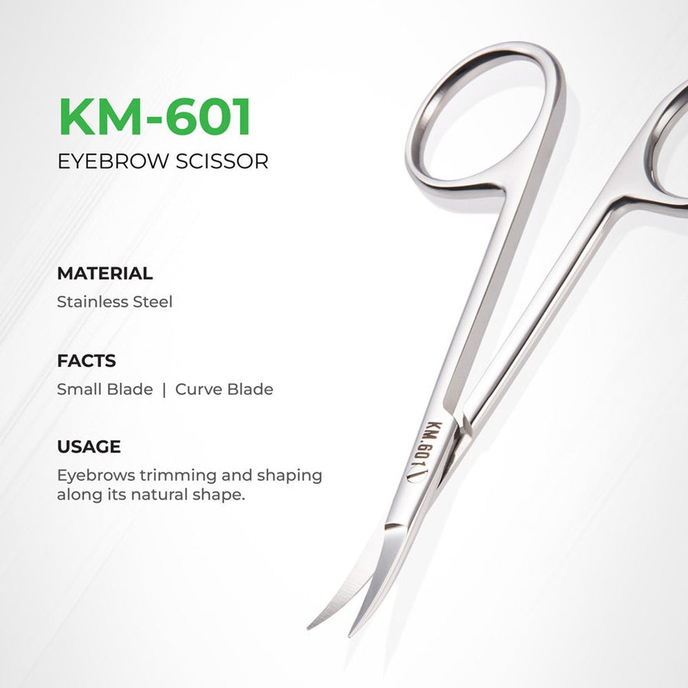 NGHIA KM-601 eyebrow scissors features and specifications