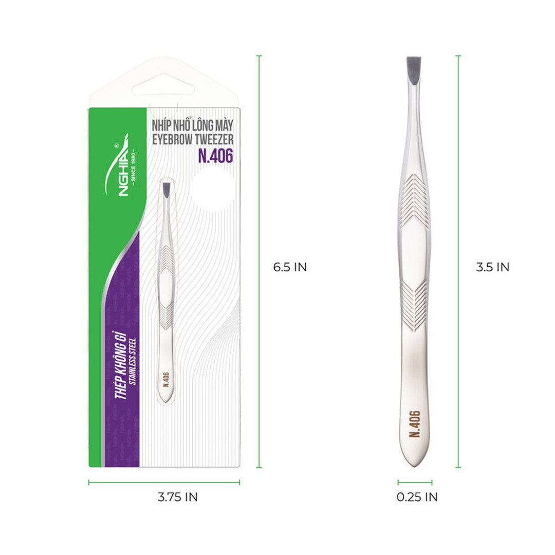 NGHIA N-406 tweezer dimensions