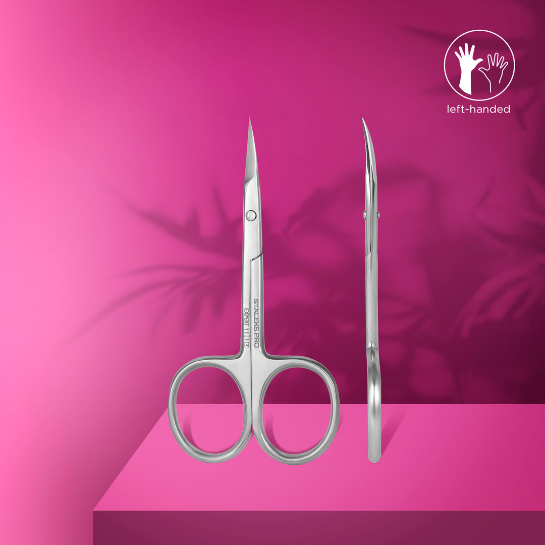 Staleks Pro Cuticle Scissors Expert 11 - 1 (for Left-Handed Users)
