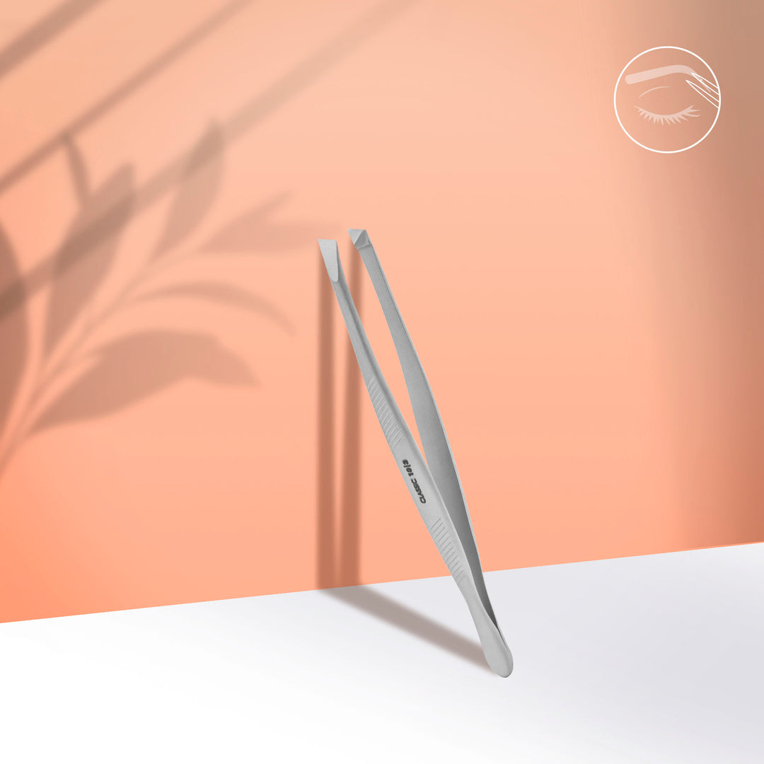 Staleks Eyebrow Tweezers Wide Slant  Classic 10 - 3