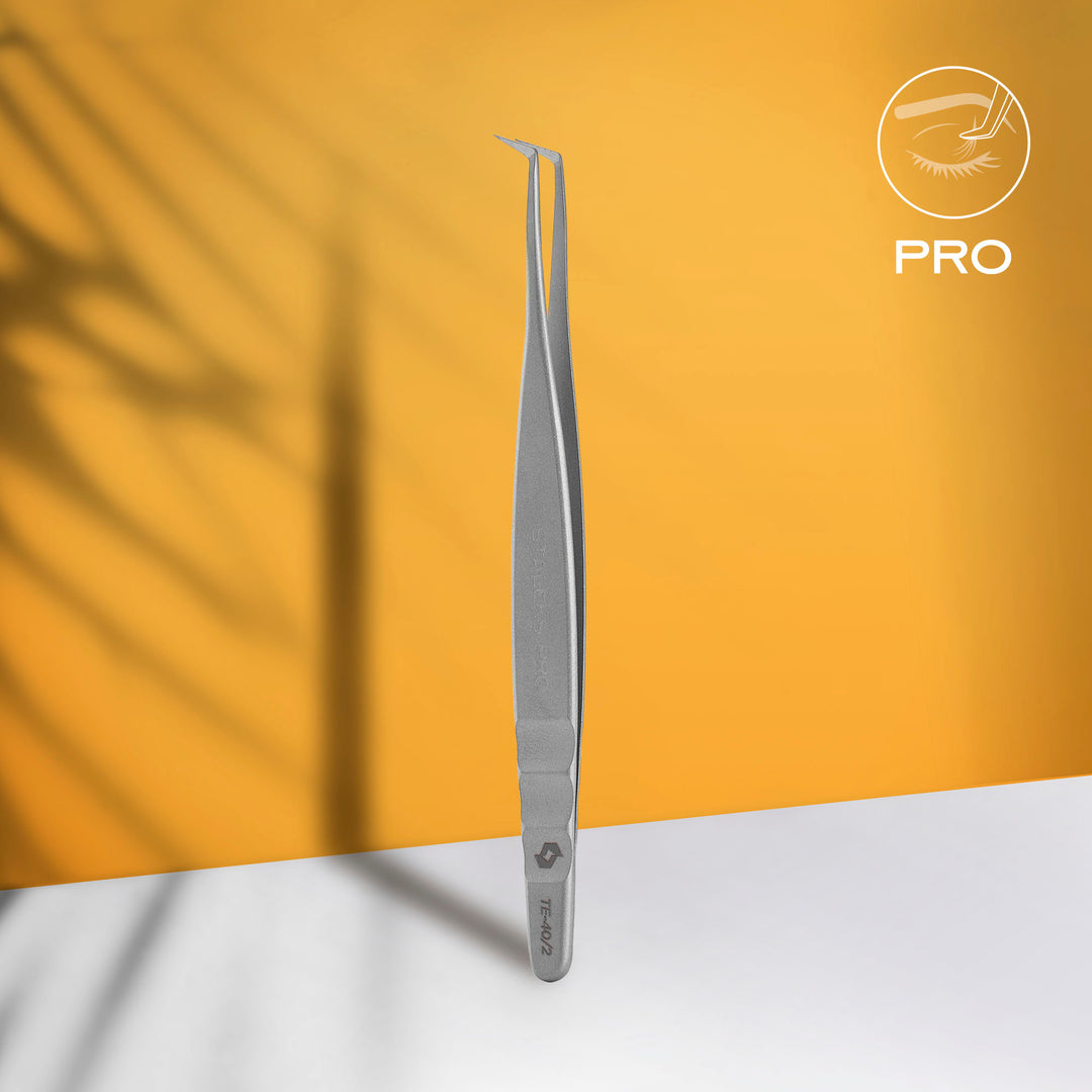 Staleks Pro Eyelash Tweezers Curved Expert 40 - 2