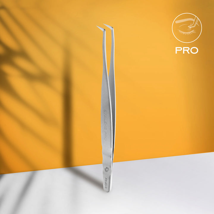 Staleks Pro Eyelash Tweezers L-Form 85°  Expert 40 - 8