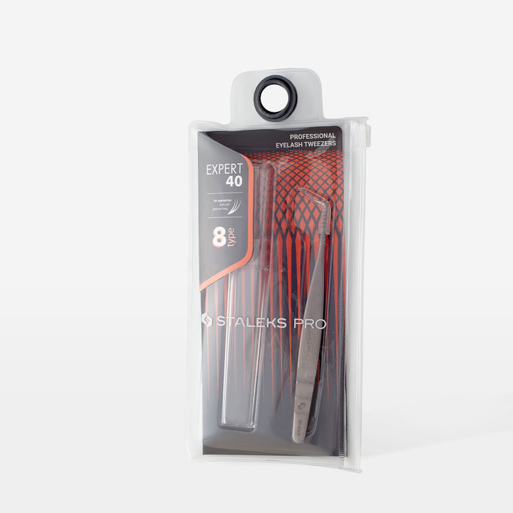 Staleks Pro Eyelash Tweezers L-Form 85°  Expert 40 - 8