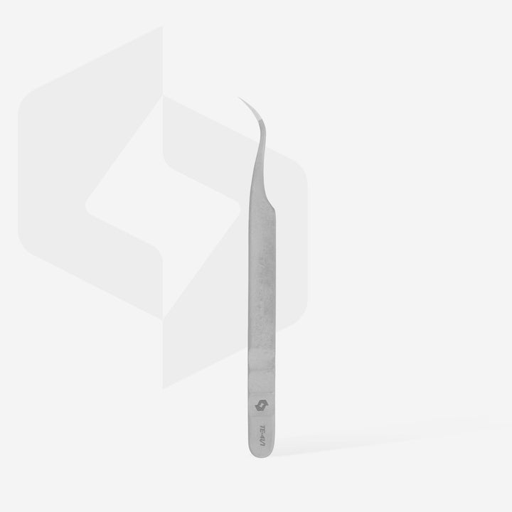 Staleks Pro Eyelash Tweezers Curved  Expert 41 - 1