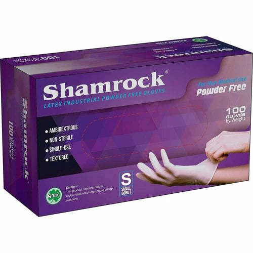 Shamrock Latex Gloves Powder free