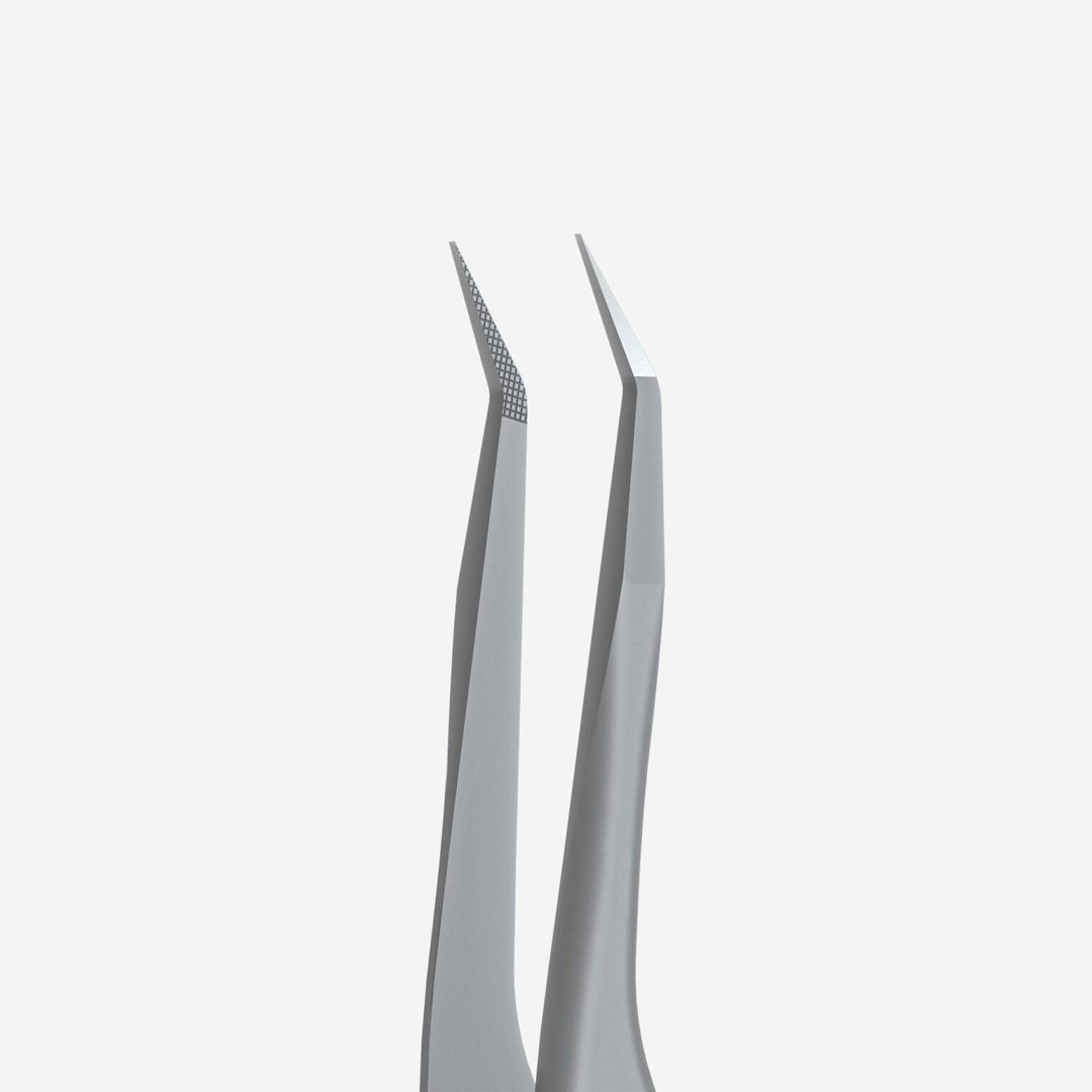 Staleks Pro Eyelash Tweezers with Fiber Tips (Mini L)  Expert 45 - 8