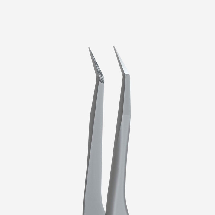 Staleks Pro Eyelash Tweezers with Fiber Tips (Mini L)  Expert 45 - 8