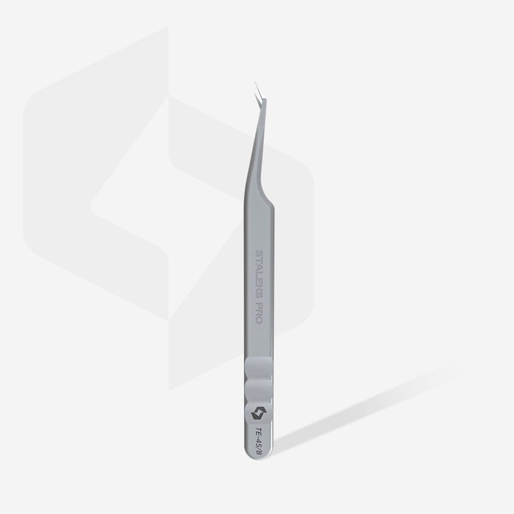 Staleks Pro Eyelash Tweezers with Fiber Tips (Mini L)  Expert 45 - 8