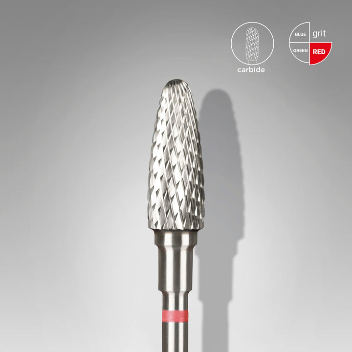 Staleks Pro Expert Carbide Nail Drill Bit Corn 5mm - Red