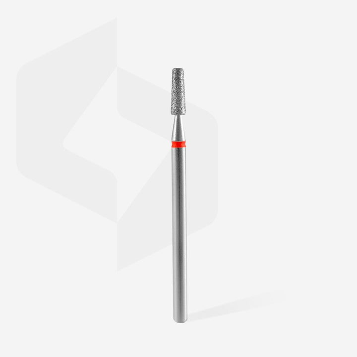 Staleks Pro Expert Diamond Nail Drill Bit Frustum - Red 2.5 mm