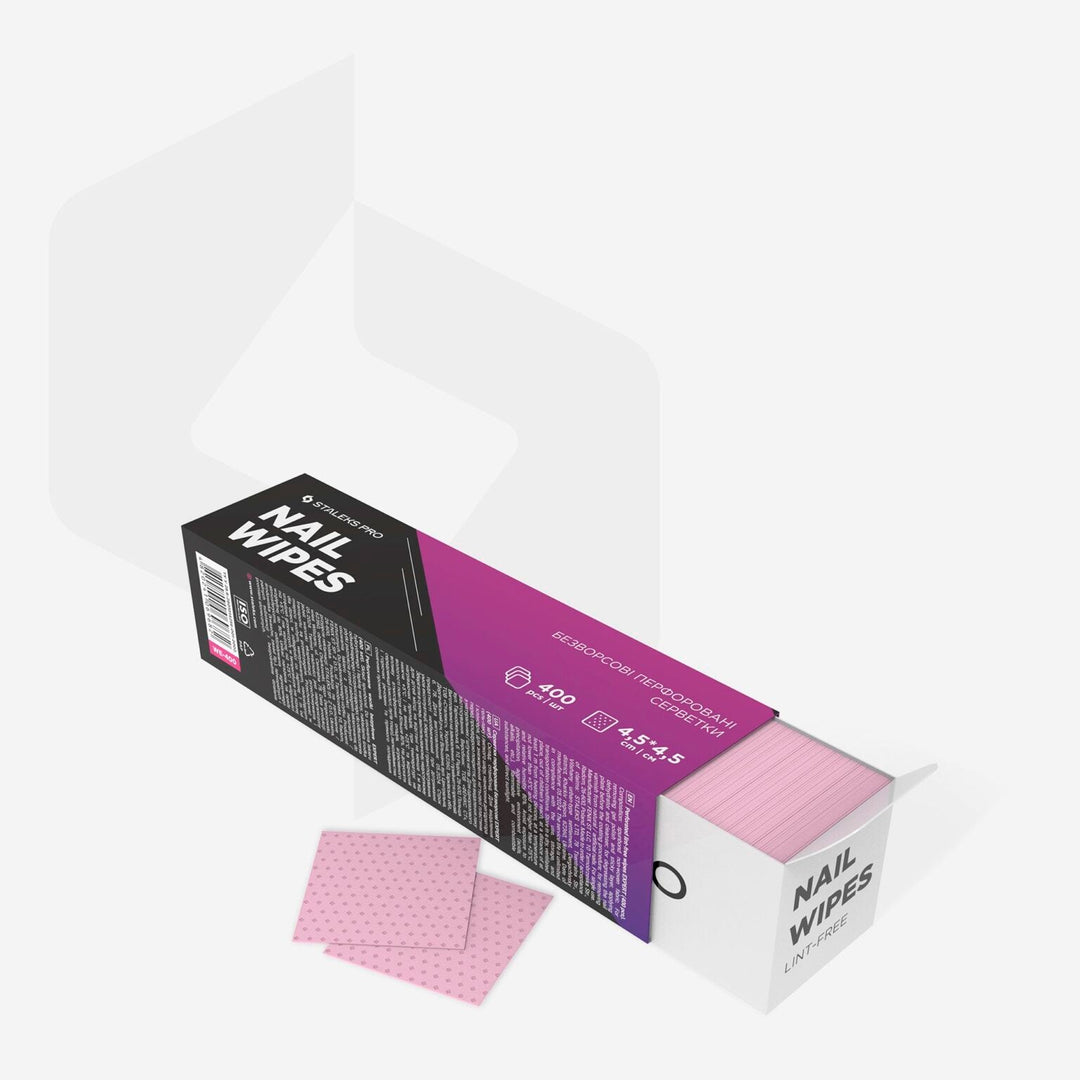 Staleks Pro Expert Perforated Lint-Free Nail Wipes 400 pcs WS-400