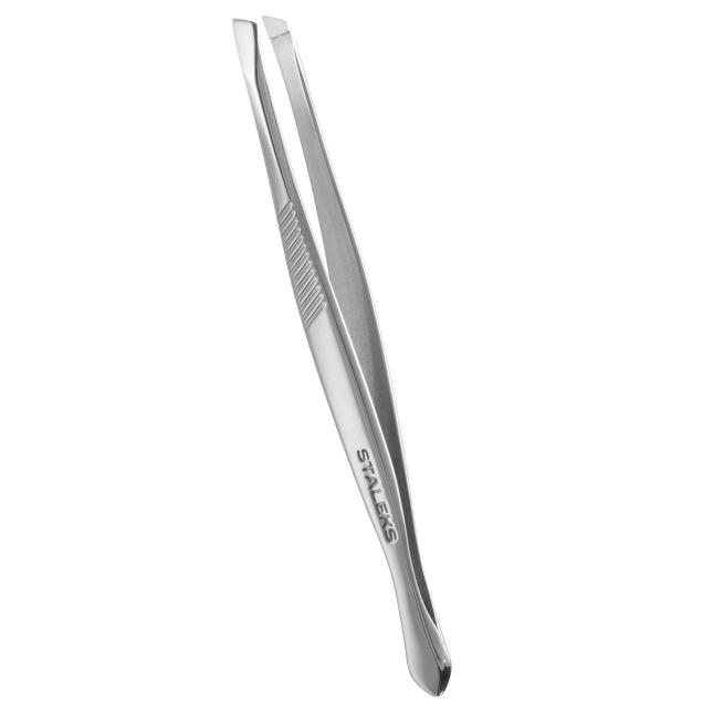 Staleks Eyebrow Tweezers Wide Slant  Classic 10 - 3