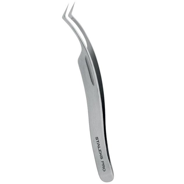 Staleks Pro Eyelash Tweezers Curved L-Shaped Expert 41 - 2